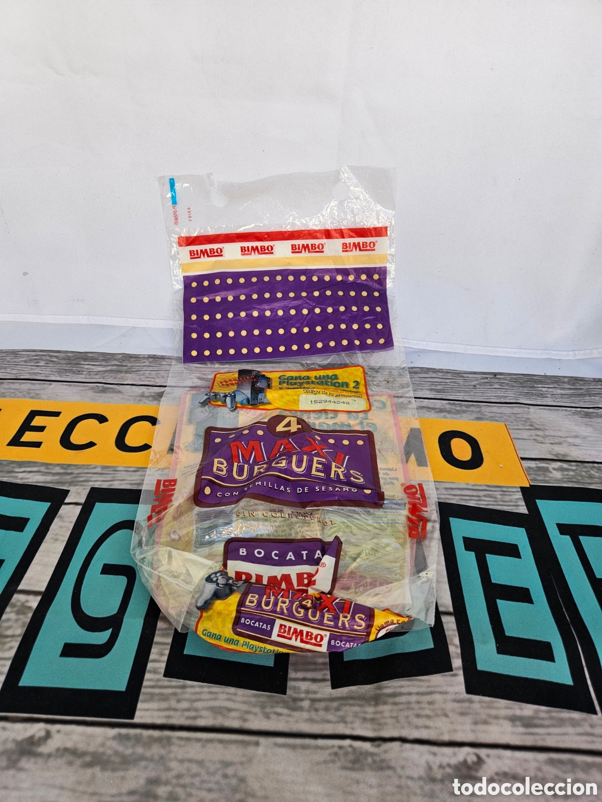 Collecting: BOLSA ENVASE BIMBO PUBLICIDAD PLAY STATION 2