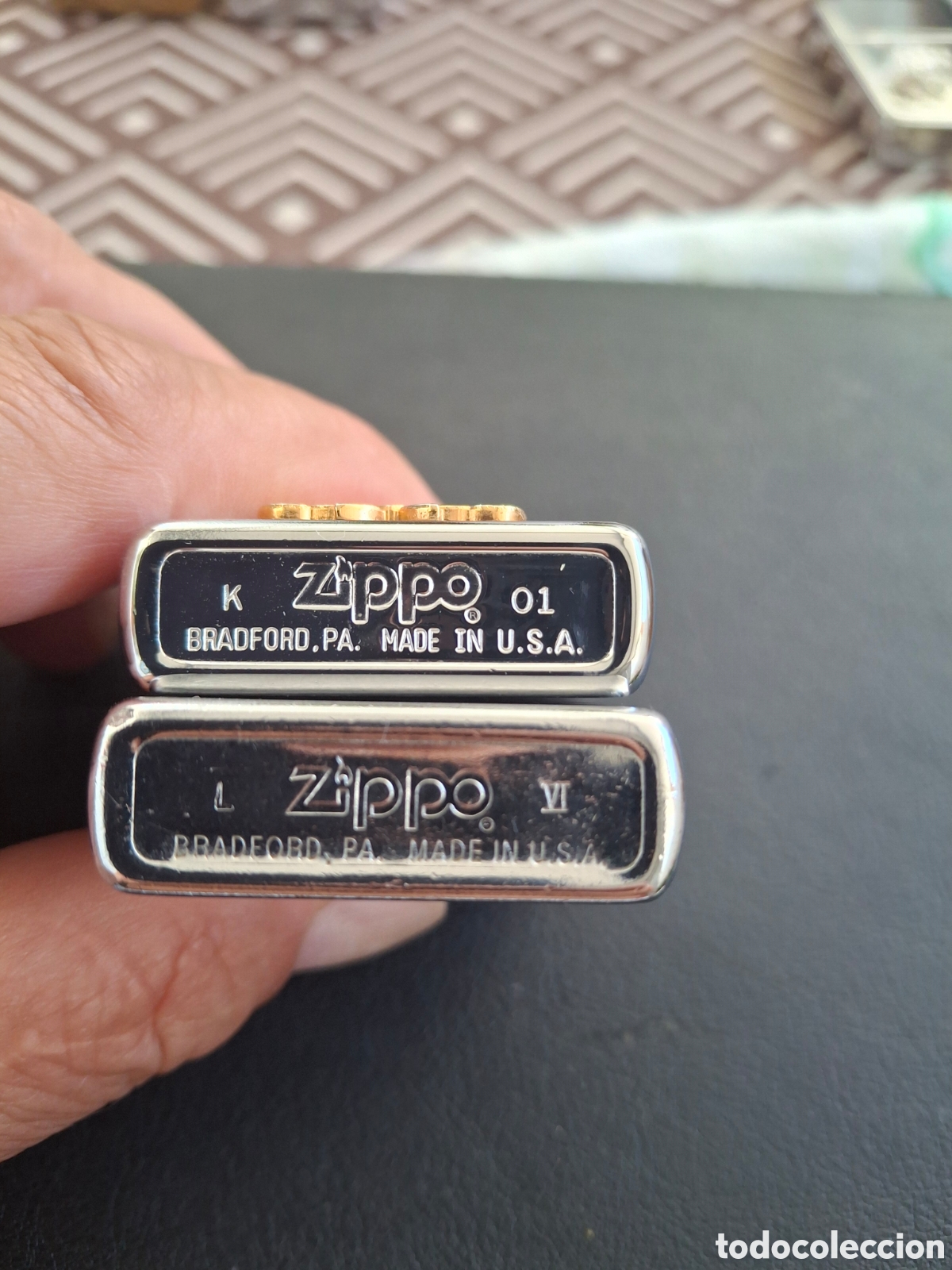 Coleccionismo: Zippos made in usa de la marina - Foto 3