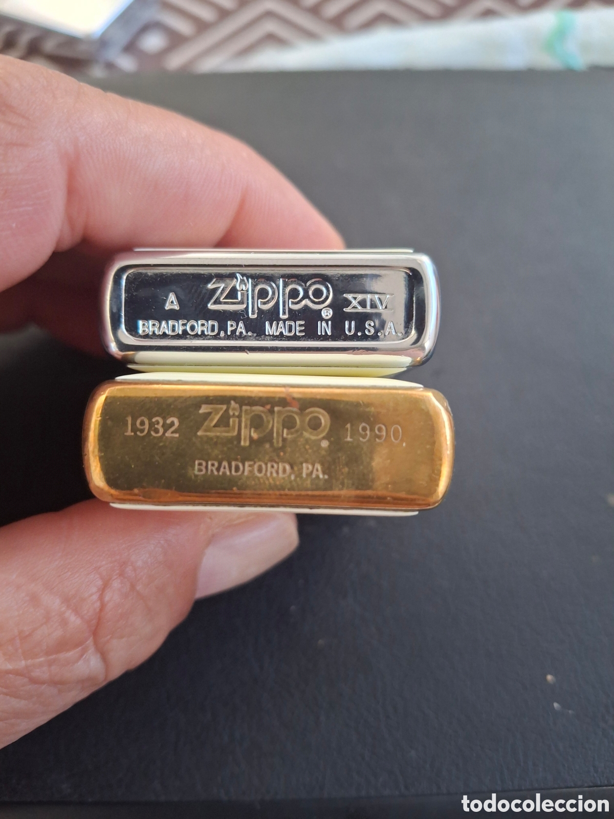 Coleccionismo: Juego de Zippos vintage - Foto 3