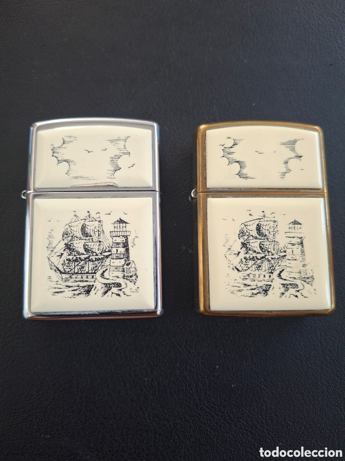 Coleccionismo: Juego de Zippos vintage