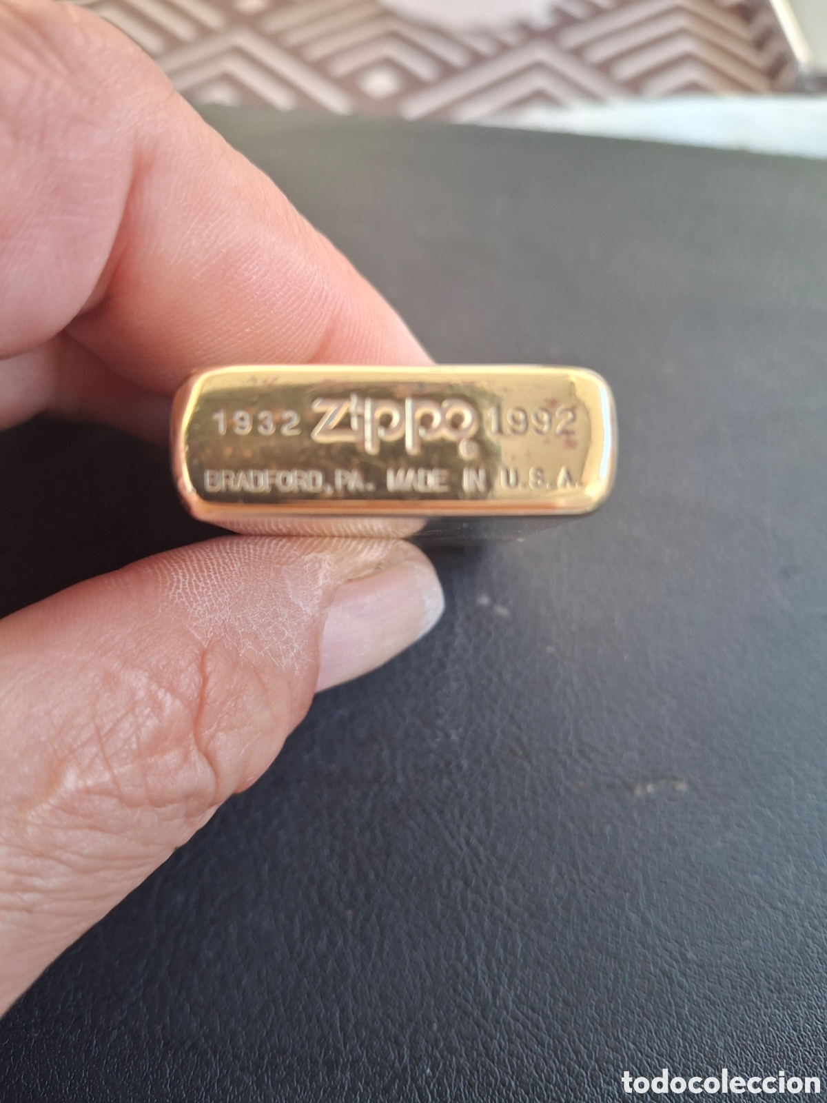 Coleccionismo: Zippp solid brass slim 1992 - Foto 2