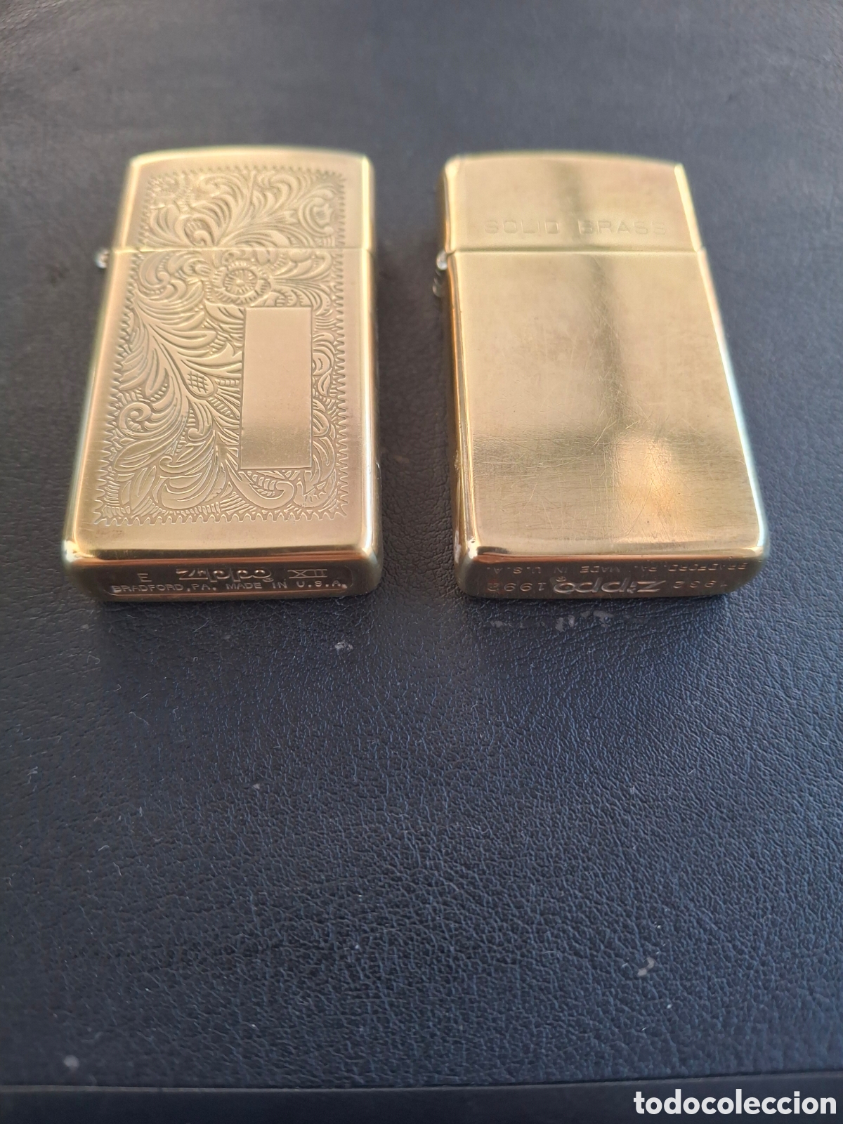 Coleccionismo: Zippos slim vintage nuevos