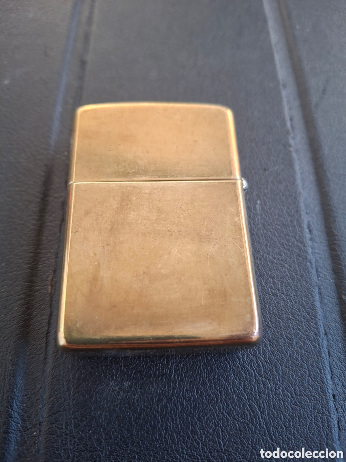 Coleccionismo: Zippo dorado solid brass - Foto 3