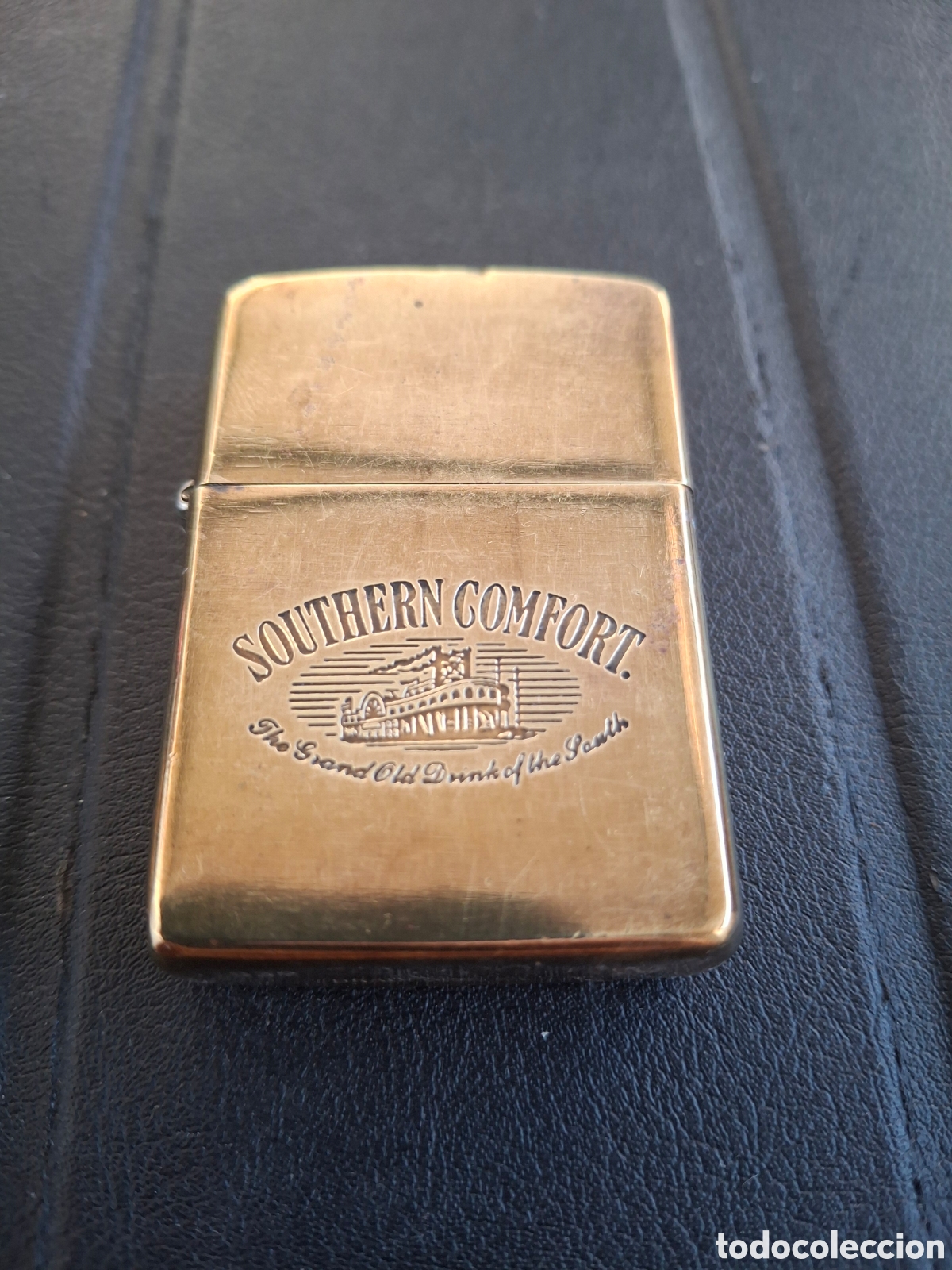 Coleccionismo: Zippo dorado vintage