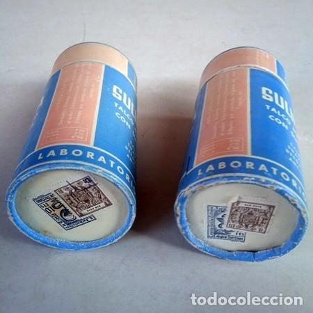 Coleccionismo: Botes antiguos de talco Sulimida - Foto 2