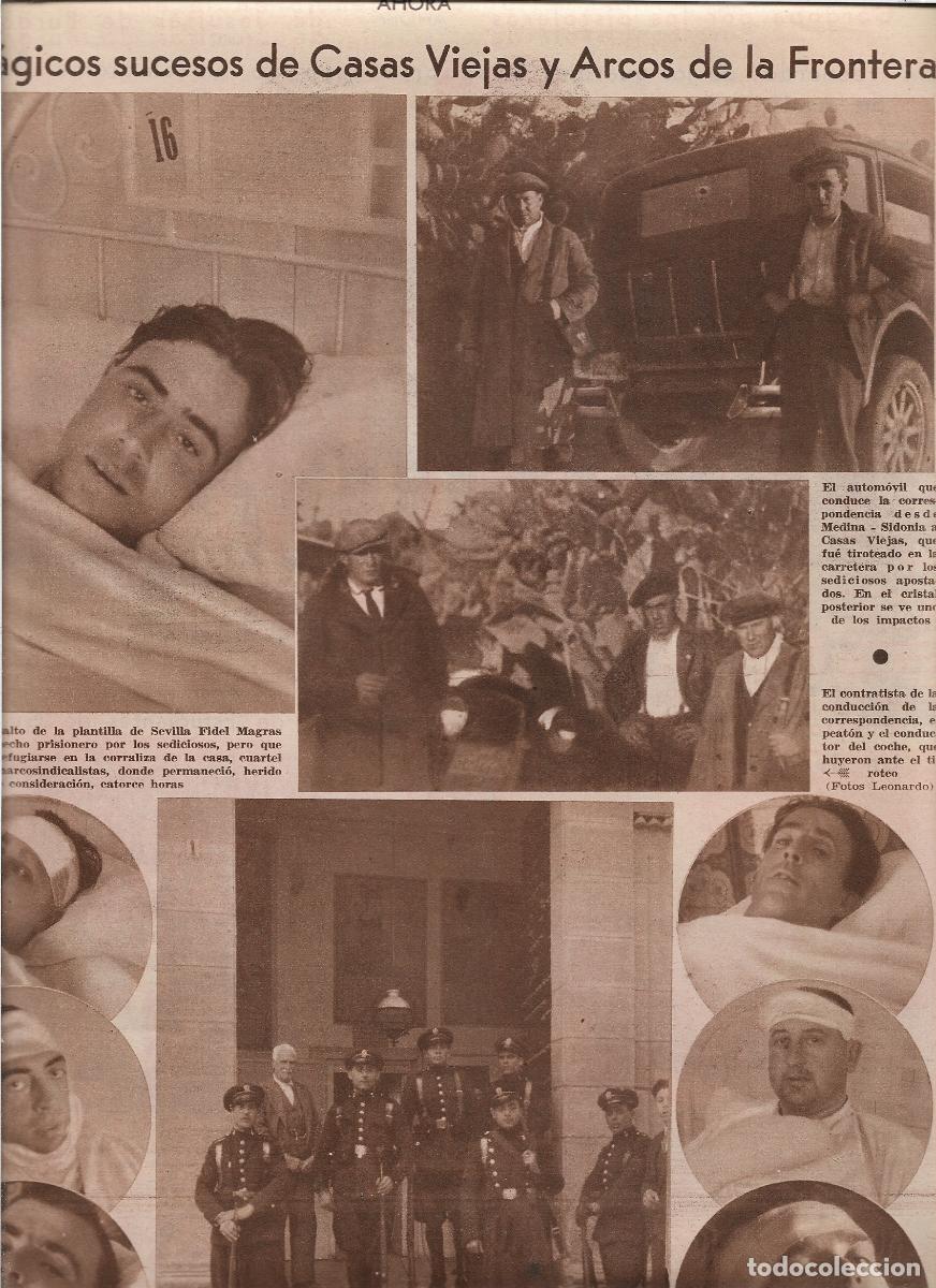 Coleccionismo: 1933 TRAGICOS SUCESOS DE CASAS VIEJAS Y ARCOS DE LA FRONTERA AYUNTAMIENTO CUSTODIADO GUARDIA ASALTO