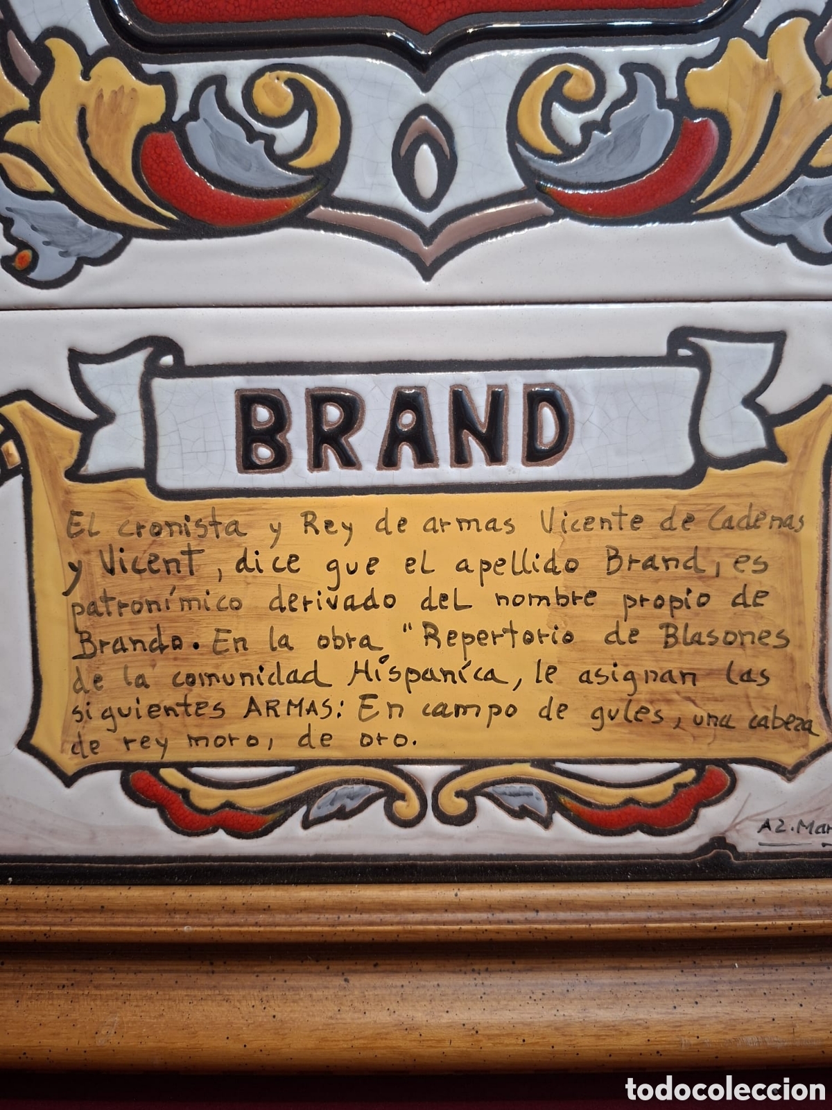 Coleccionismo: Bonito y Antiguo cuadro - Foto 4