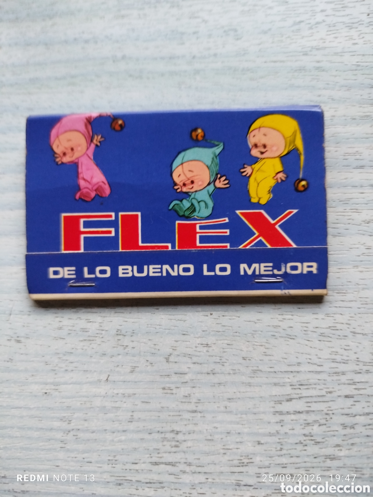 Coleccionismo: Caja cerillas flex .. colchones