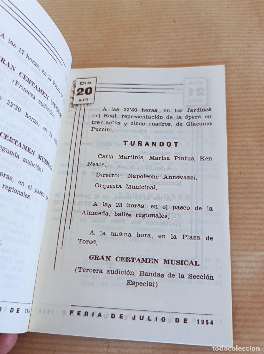 Coleccionismo: POSTAL 1951 Y PROGRAMA 1954 GRAN FERIA DE VALENCIA - Foto 8