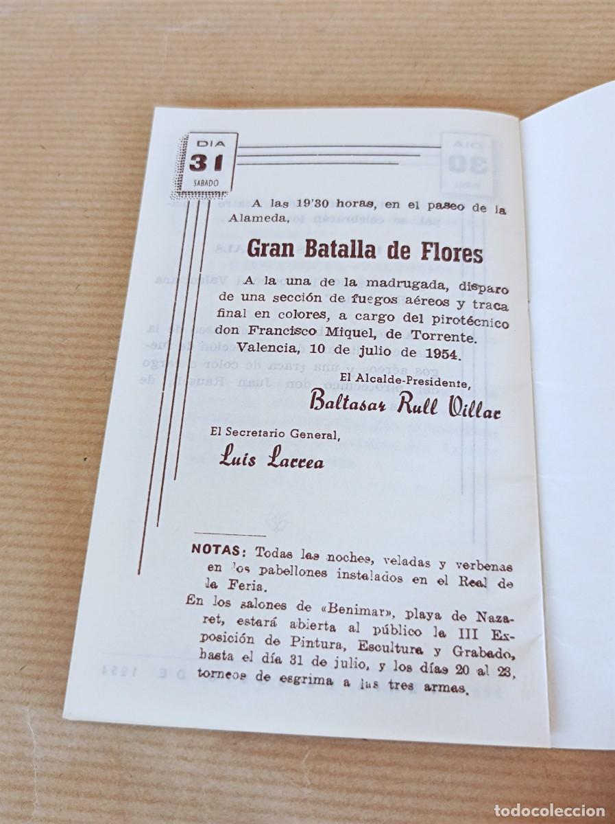 Coleccionismo: POSTAL 1951 Y PROGRAMA 1954 GRAN FERIA DE VALENCIA - Foto 9