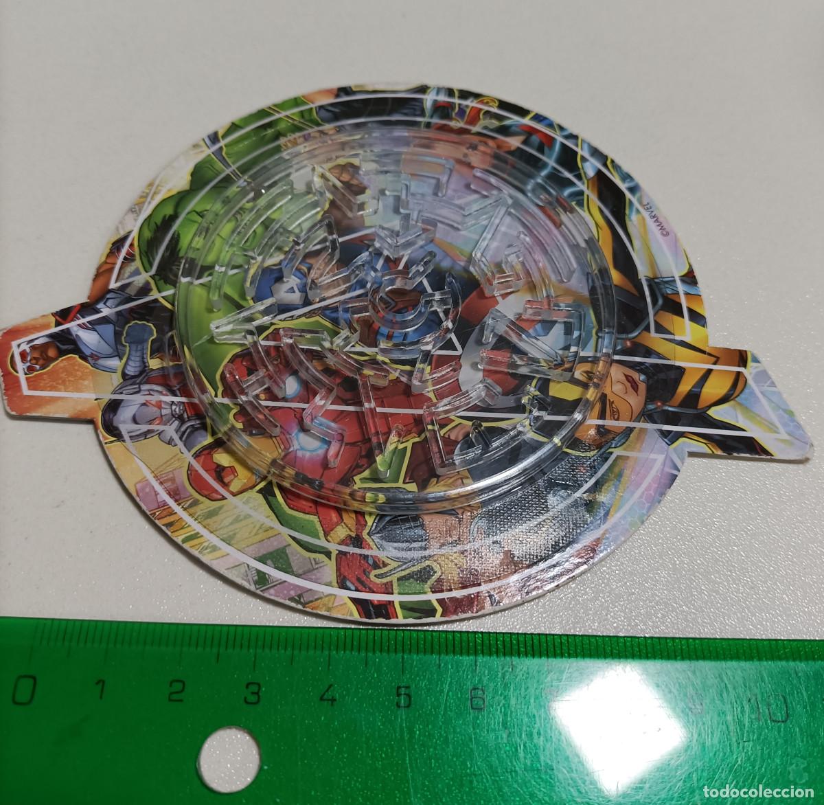 Coleccionismo: marvel avengers juego laberinto bolita bola flunch promocional publicitario vengadores
