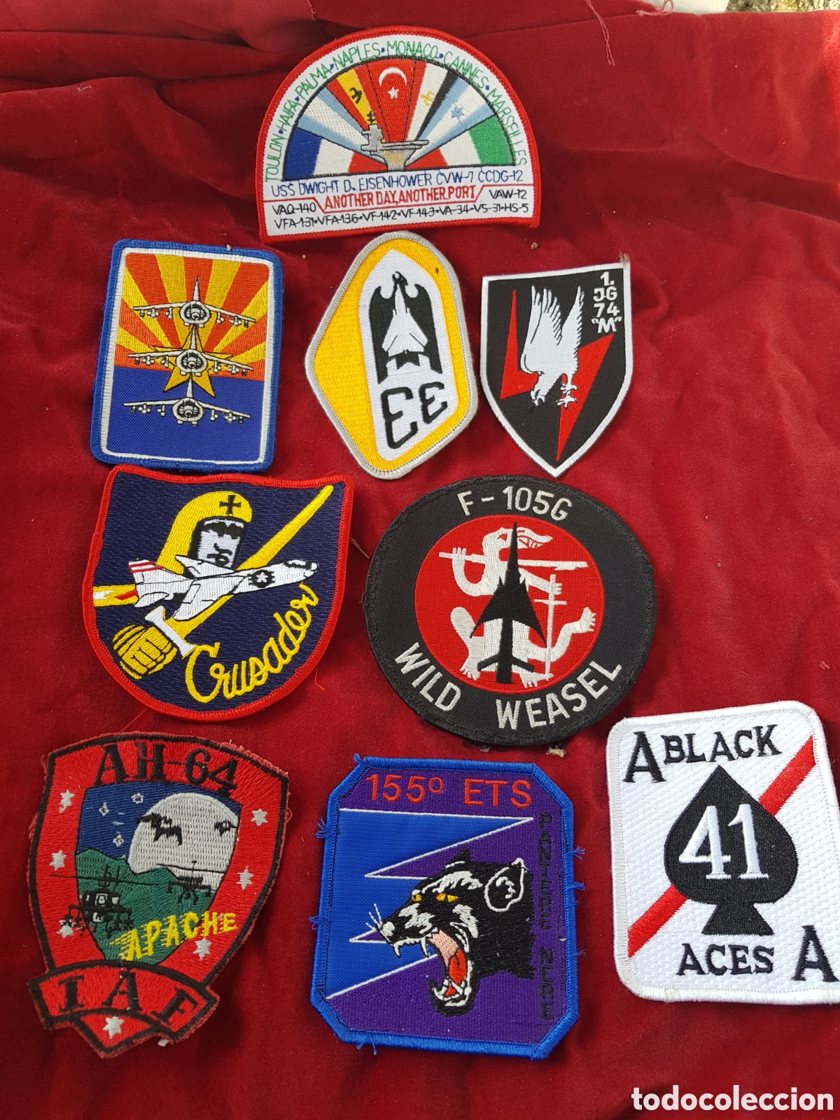 Coleccionismo: LOTE DE PARCHES MILITARES DE AVIACI&Oacute;N