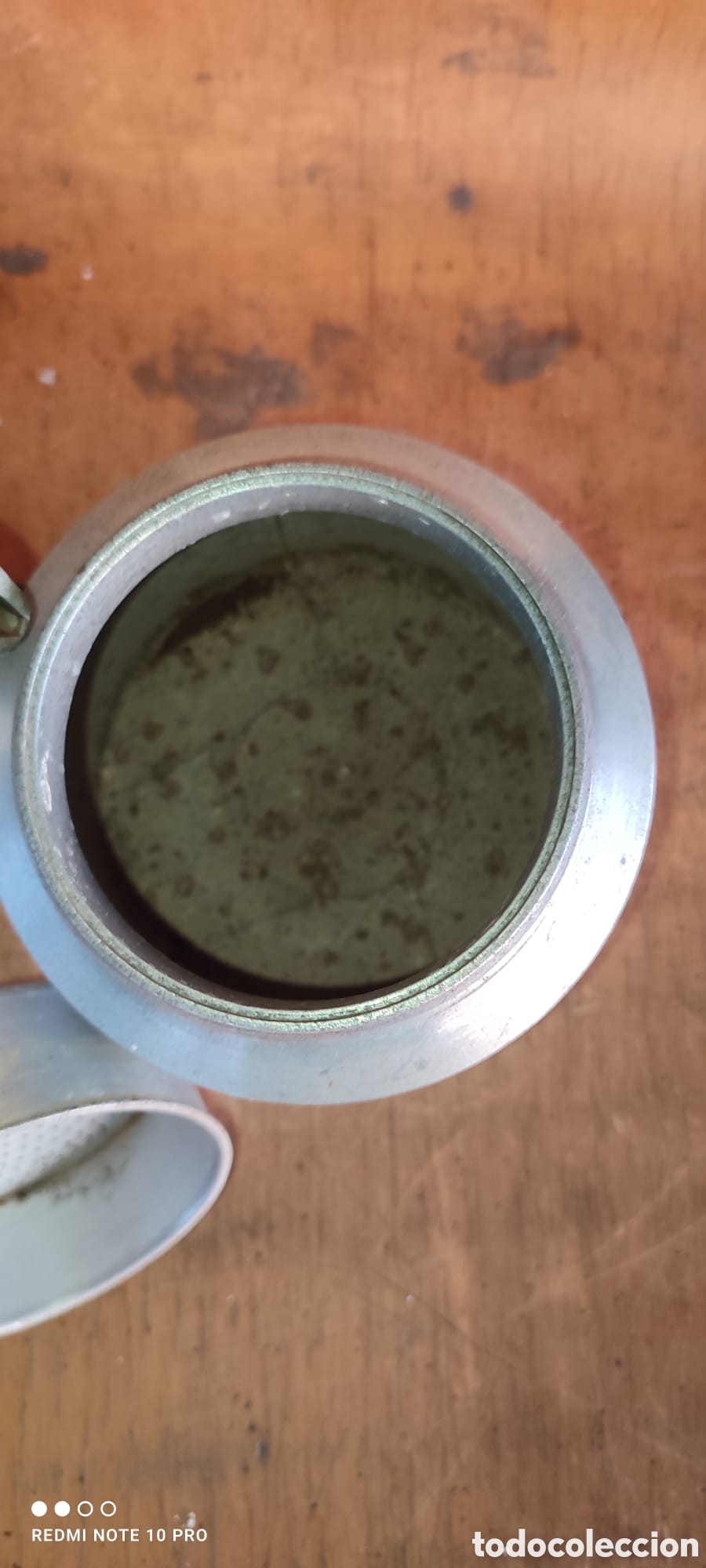 Coleccionismo: Antigua cafetera de aluminio marca Cl&iacute;per. Rara - Foto 8