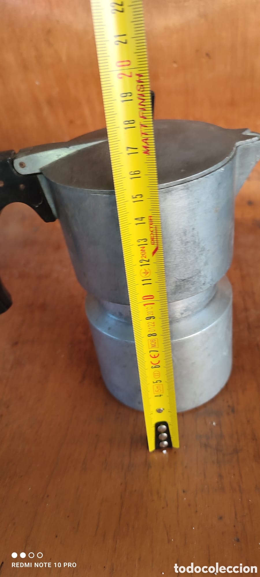 Coleccionismo: Antigua cafetera de aluminio marca Cl&iacute;per. Rara - Foto 9