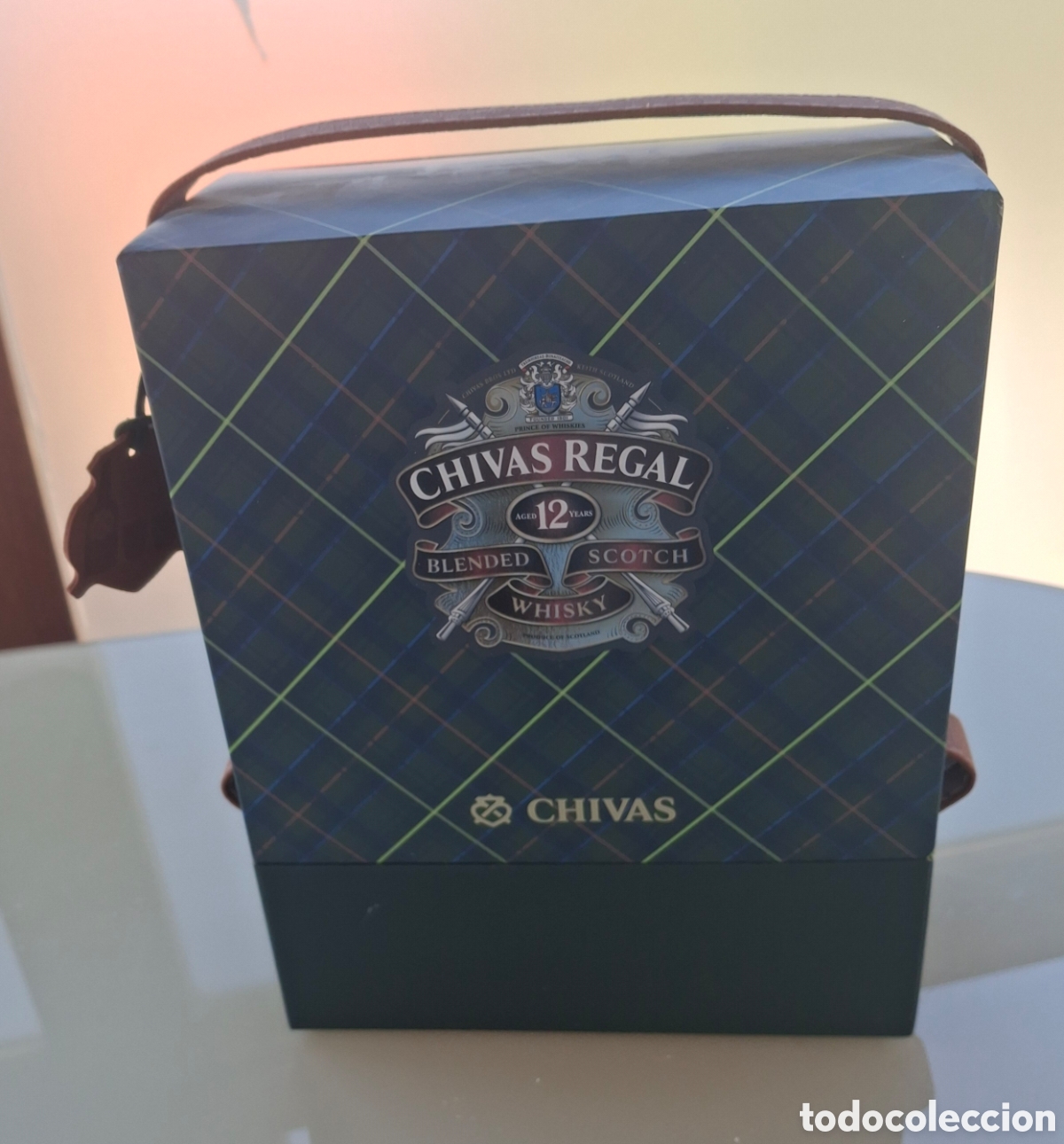 Coleccionismo: ESTUCHE (VACIO) WHISKY CHIVAS REGAL 12 A&Ntilde;OS