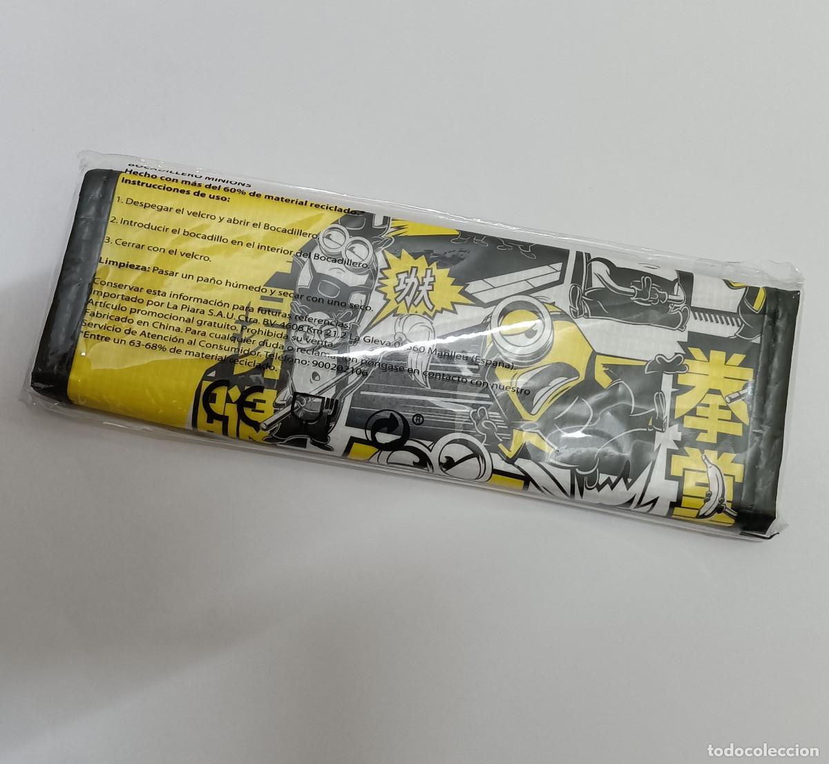 Coleccionismo: ESTUCHE PORTA SANDWICH PROMOCIONAL LA PIARA MINIONS GRU PROMOCION PATE PATES