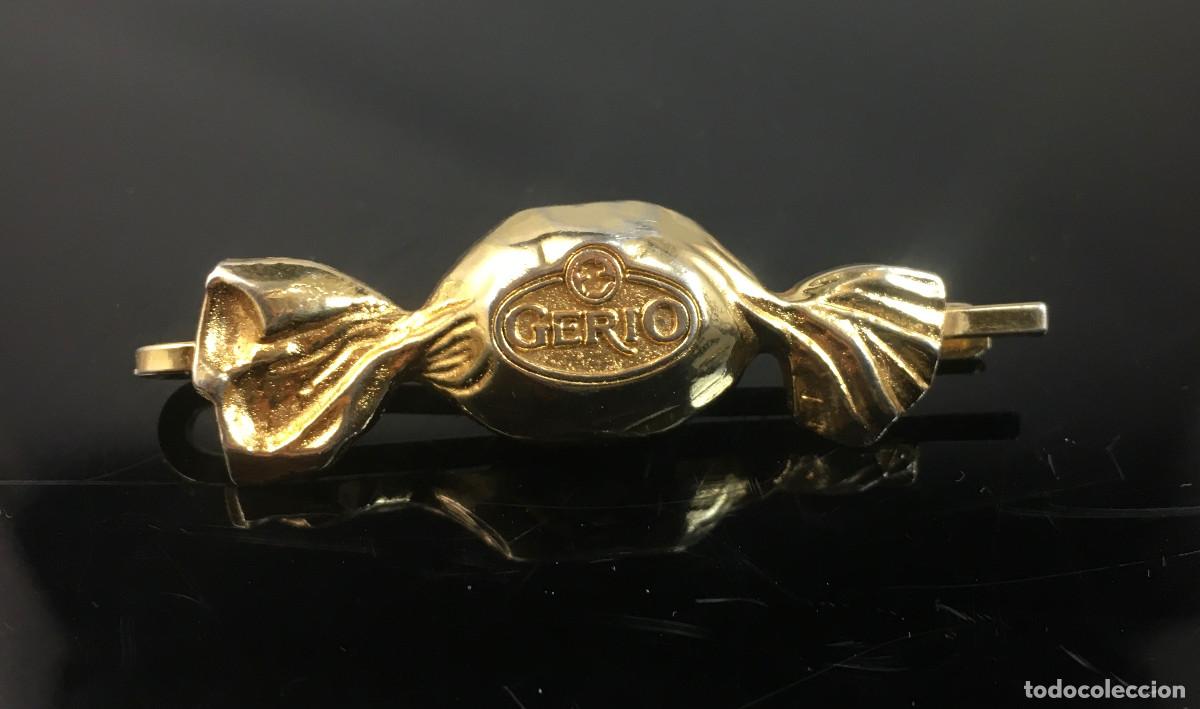 Coleccionismo: Alfiler o pasador de corbata. Caramelos Gerio.