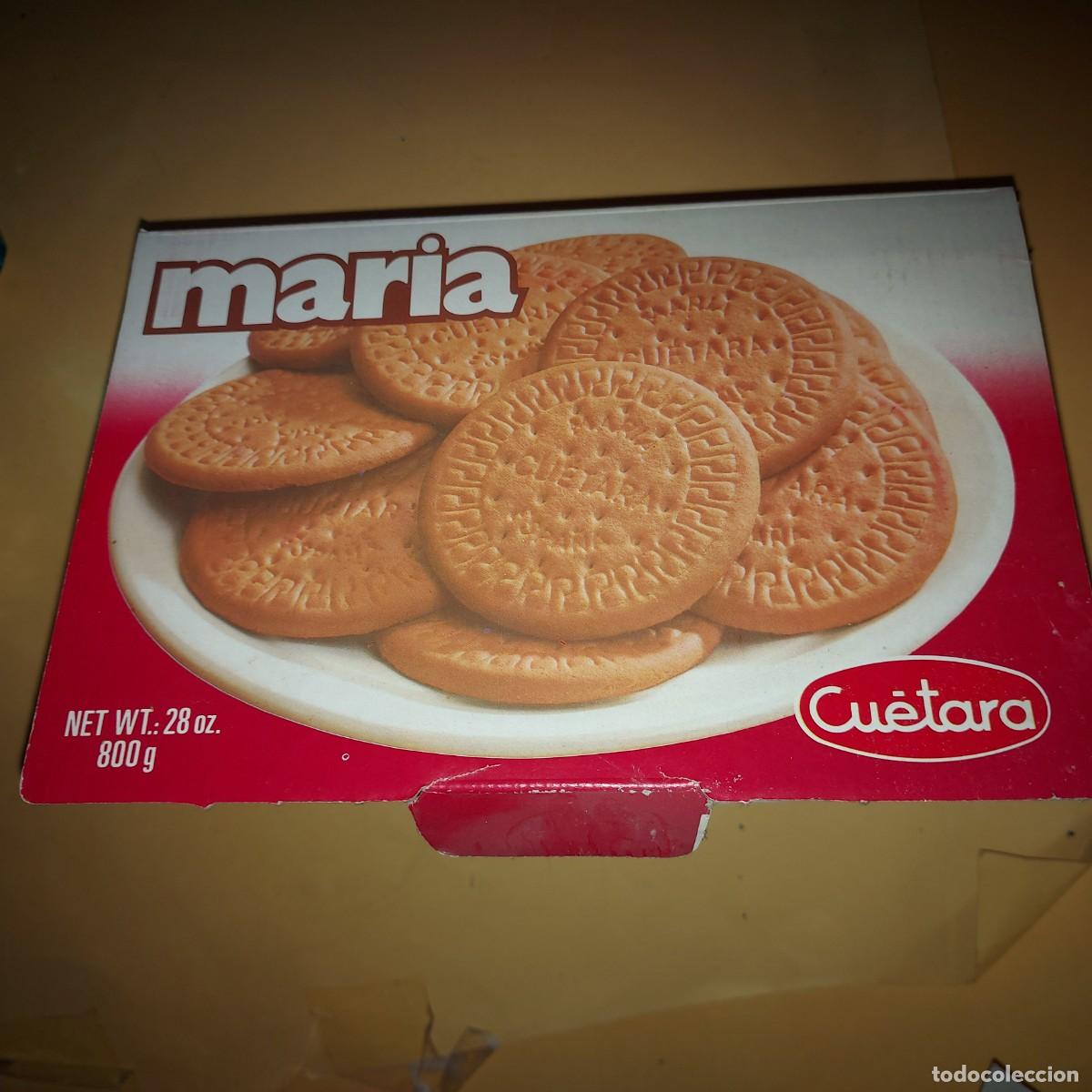 Coleccionismo: caja de GALLETAS MARIA DE CUETARA, A&Ntilde;OS 90