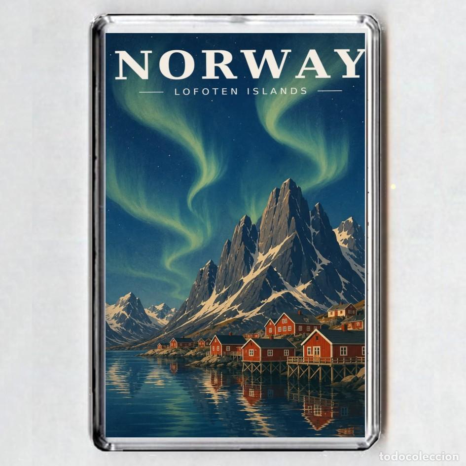 Coleccionismo: iMAN ACRILICO NEVERA - NORUEGA