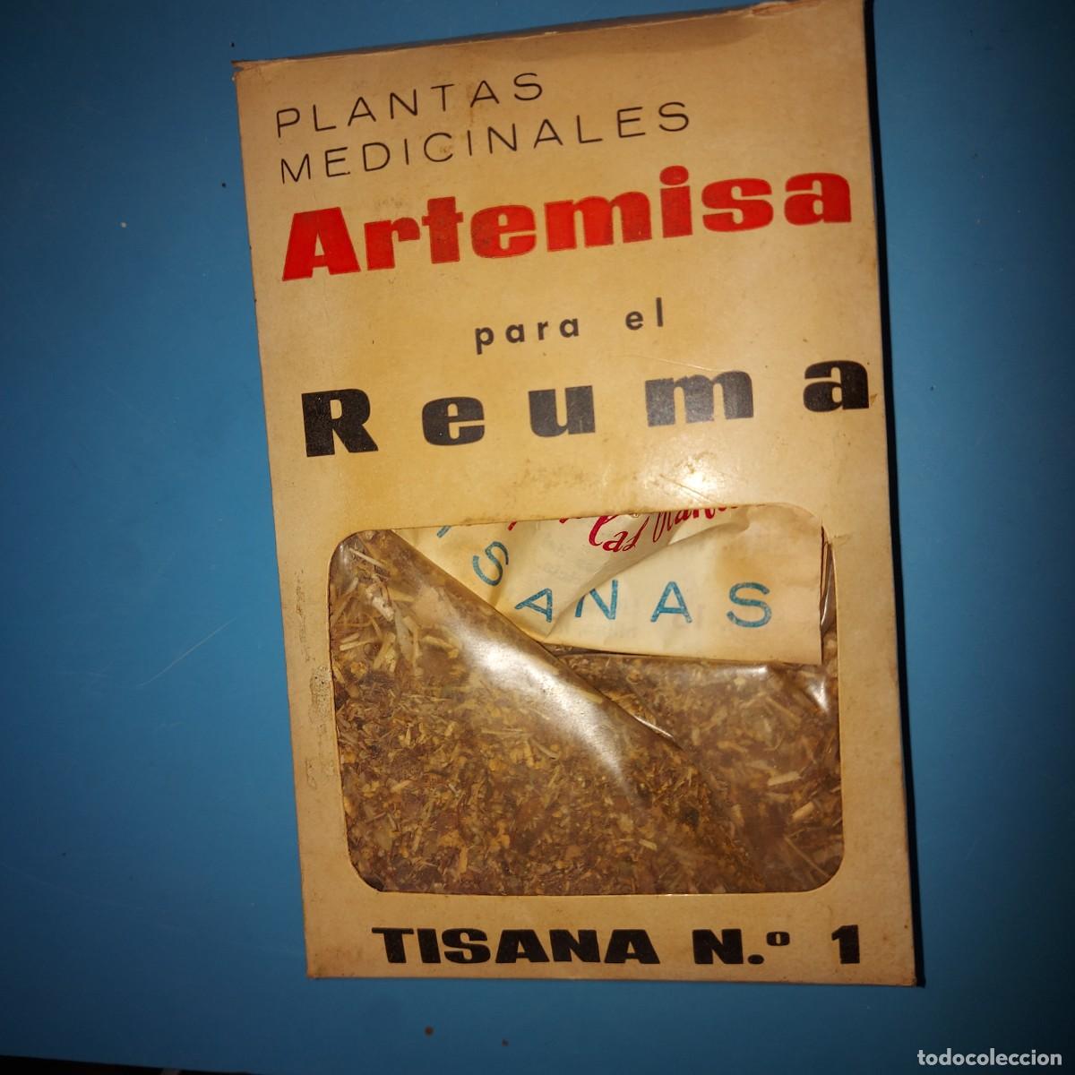 Coleccionismo: ANTIGUO PAQUETE DE PLANTAS MEDICINALES, TISANA , DE ARTEMISA. A&Ntilde;OS 60