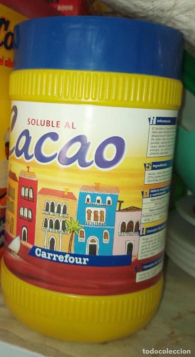 Coleccionismo: BOTE DE CACAO de SUPERMERCADO CARREFOUR DEL A&Ntilde;O 2000/ LLENO