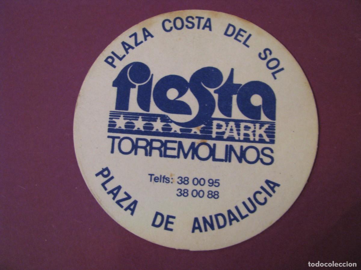 Coleccionismo: POSAVASOS FIESTA PARK, TORREMOLINOS