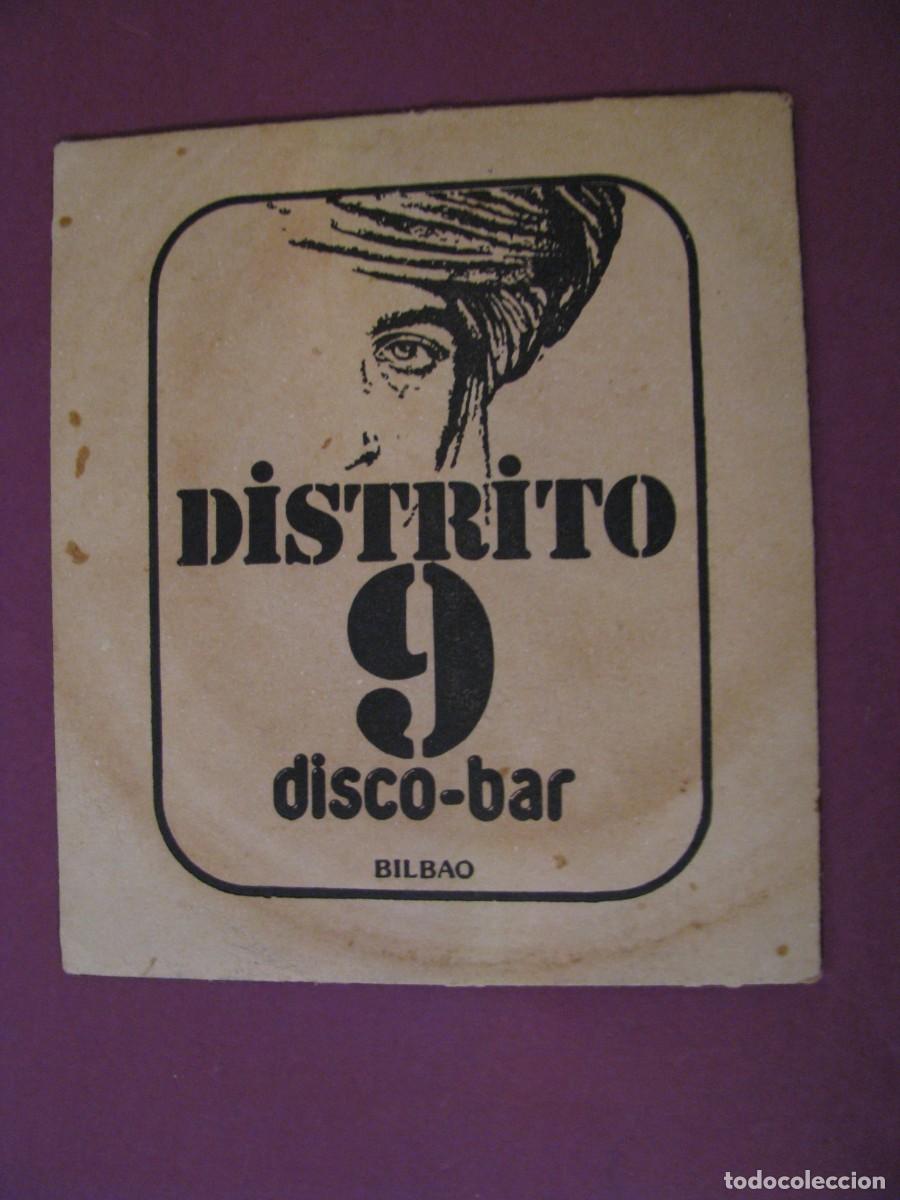 Coleccionismo: POSAVASOS DISCO-BAR DISTRITO 9. BILBAO.