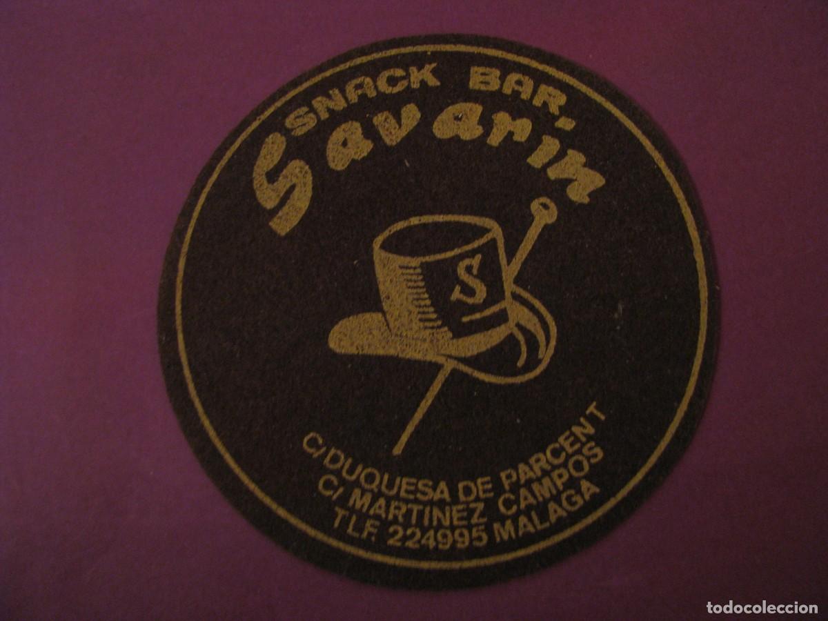 Coleccionismo: POSAVASOS SNACK BAR SAVARIN. MALAGA.