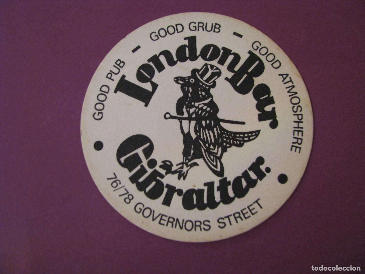 Coleccionismo: POSAVASOS LONDON BAR, GIBRALTAR.