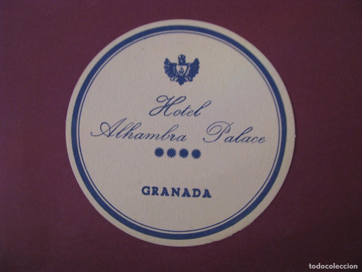 Coleccionismo: POSAVASOS HOTEL ALHAMBRA PALACE, GRANADA