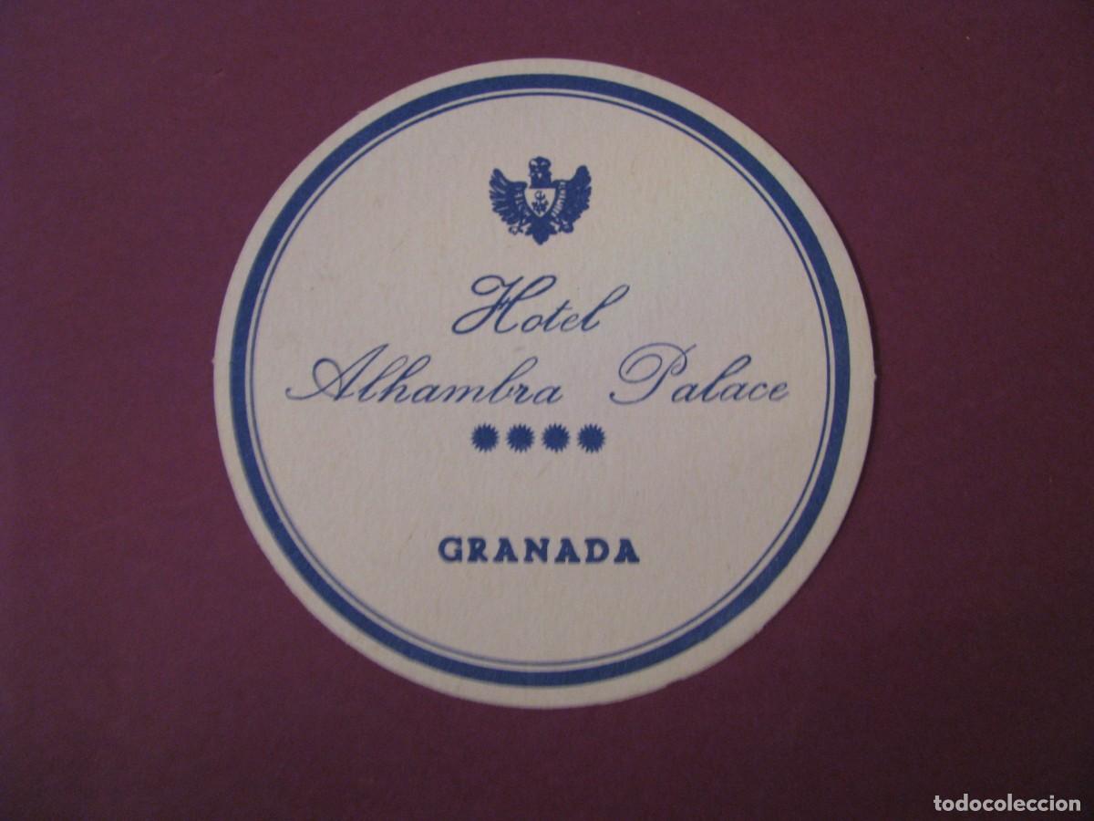 Coleccionismo: POSAVASOS HOTEL ALHAMBRA PALACE, GRANADA