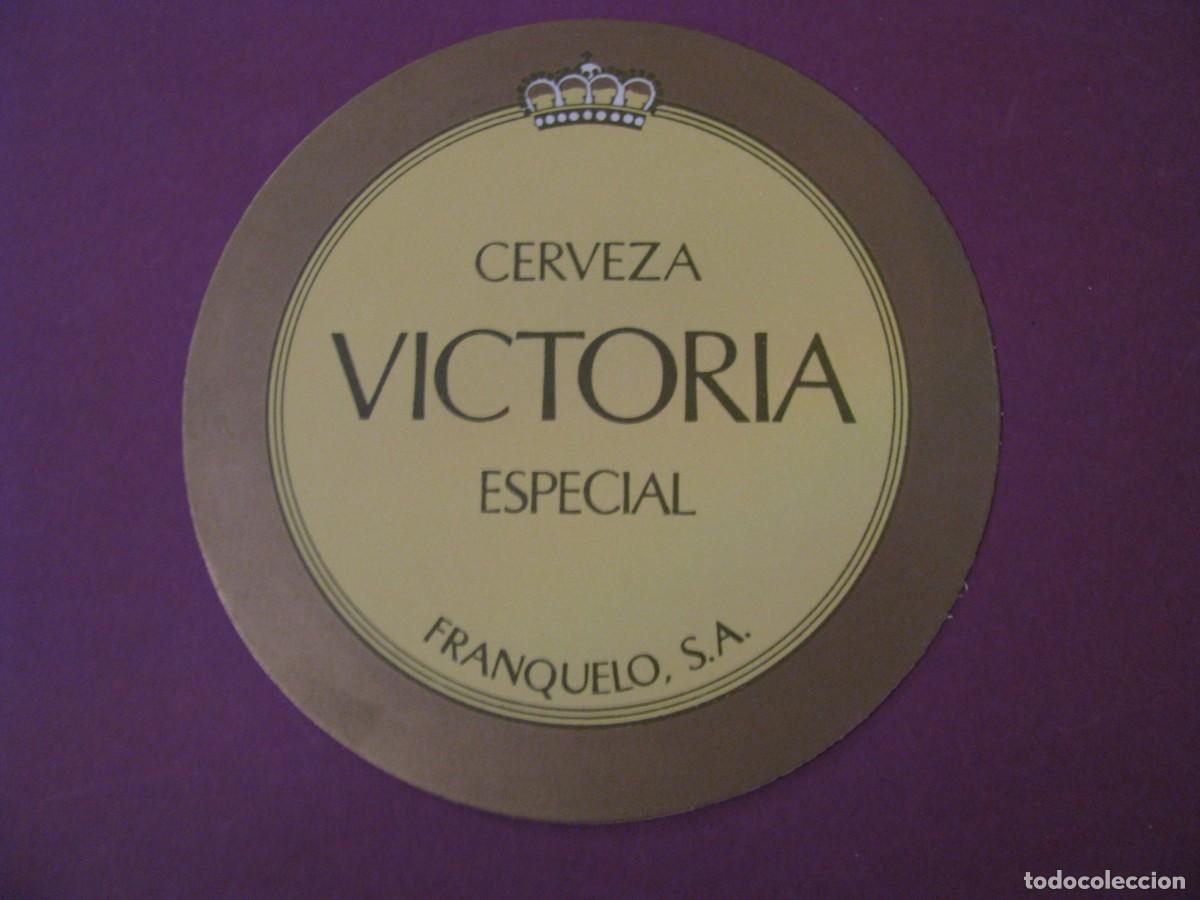 Coleccionismo: POSAVASOS CERVEZA VICTORIA. ESPECIAL. 9 CM.
