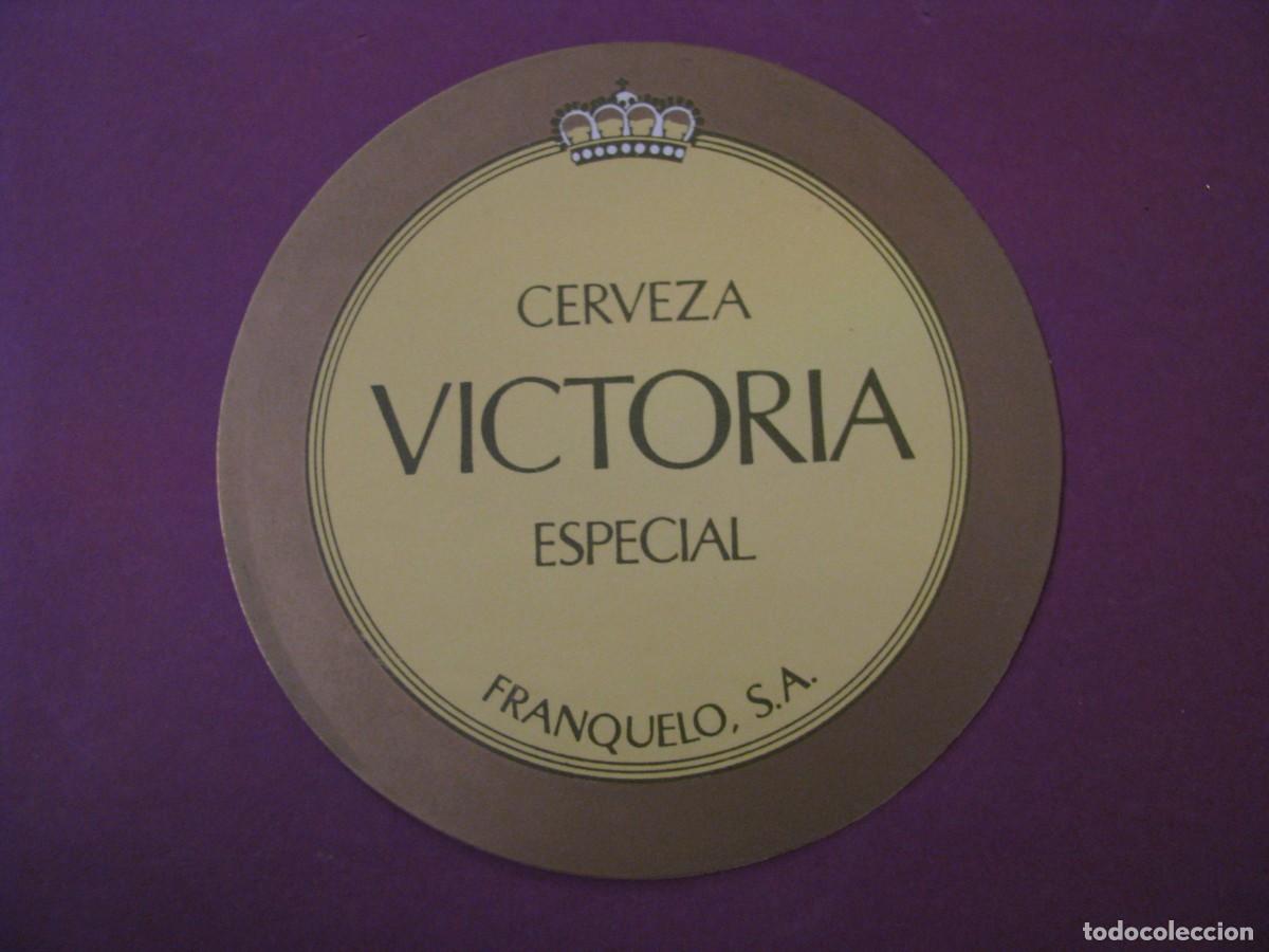 Coleccionismo: POSAVASOS CERVEZA VICTORIA. ESPECIAL. 9 CM.