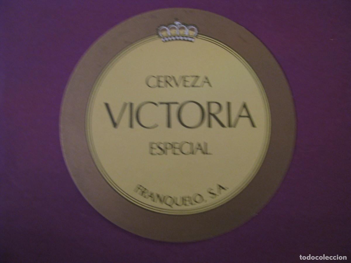 Coleccionismo: POSAVASOS CERVEZA VICTORIA. ESPECIAL. 9 CM.