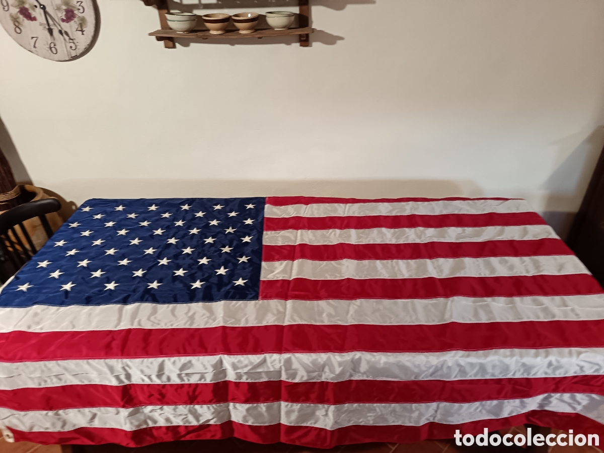 Coleccionismo: BANDERA DE EEUU GRANDE - Foto 2