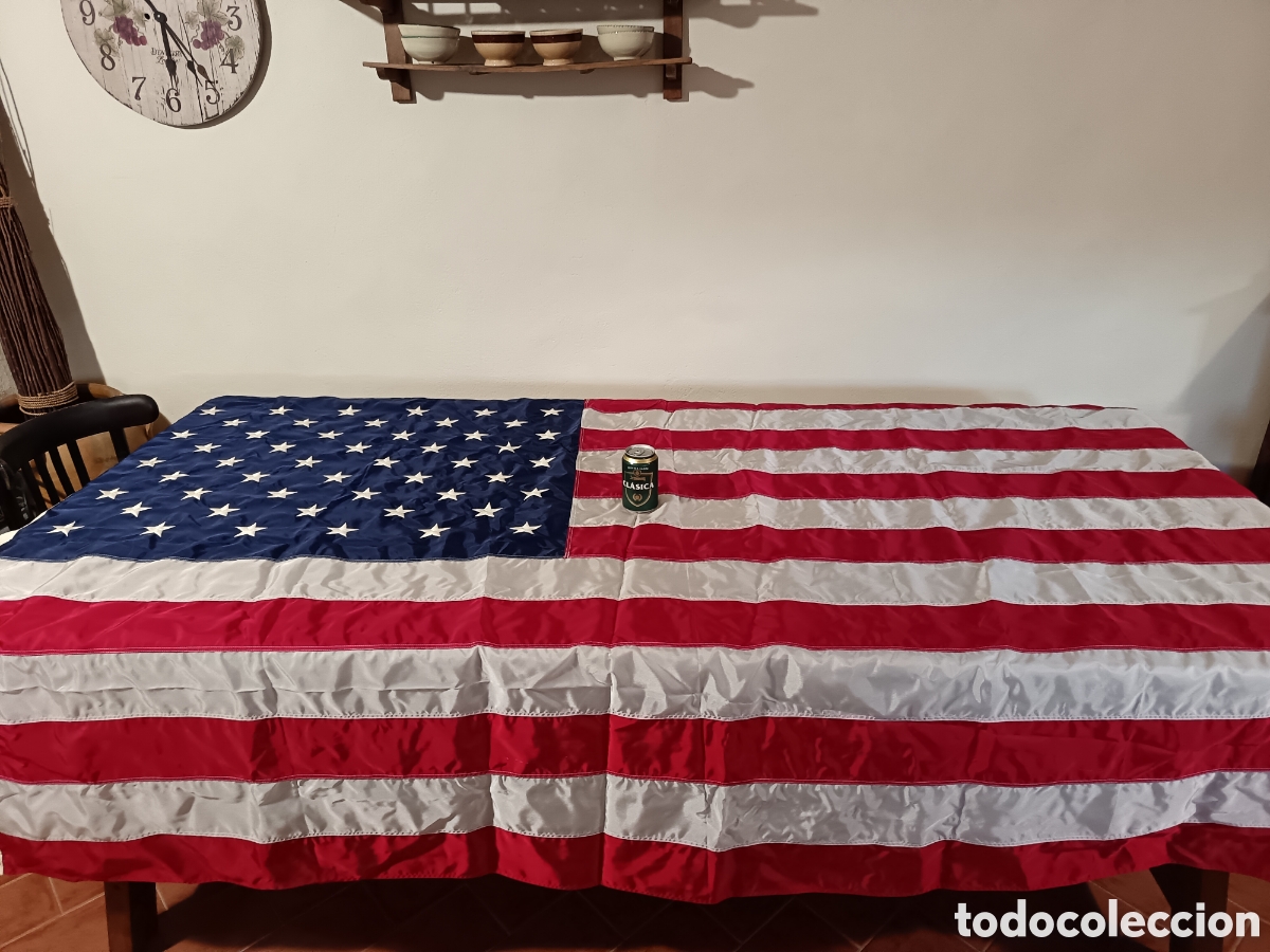 Coleccionismo: BANDERA DE EEUU GRANDE - Foto 4