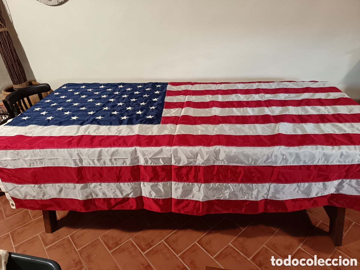 Coleccionismo: BANDERA DE EEUU GRANDE - Foto 1
