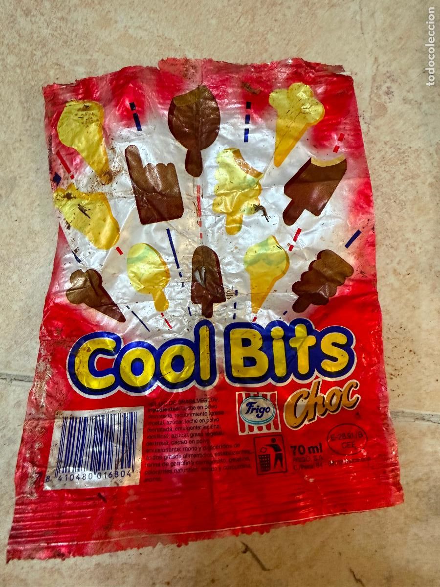 Coleccionismo: Envoltorio helados frigo cool bits choc