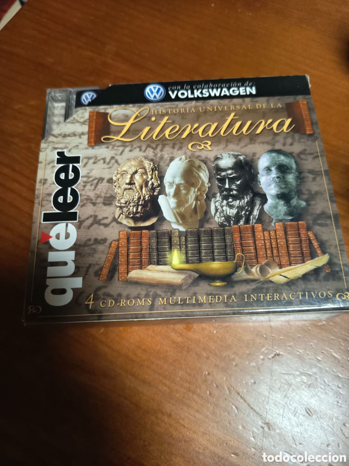 Coleccionismo: 4 CD, Historia universal de la literatura. Interactivos - Foto 2