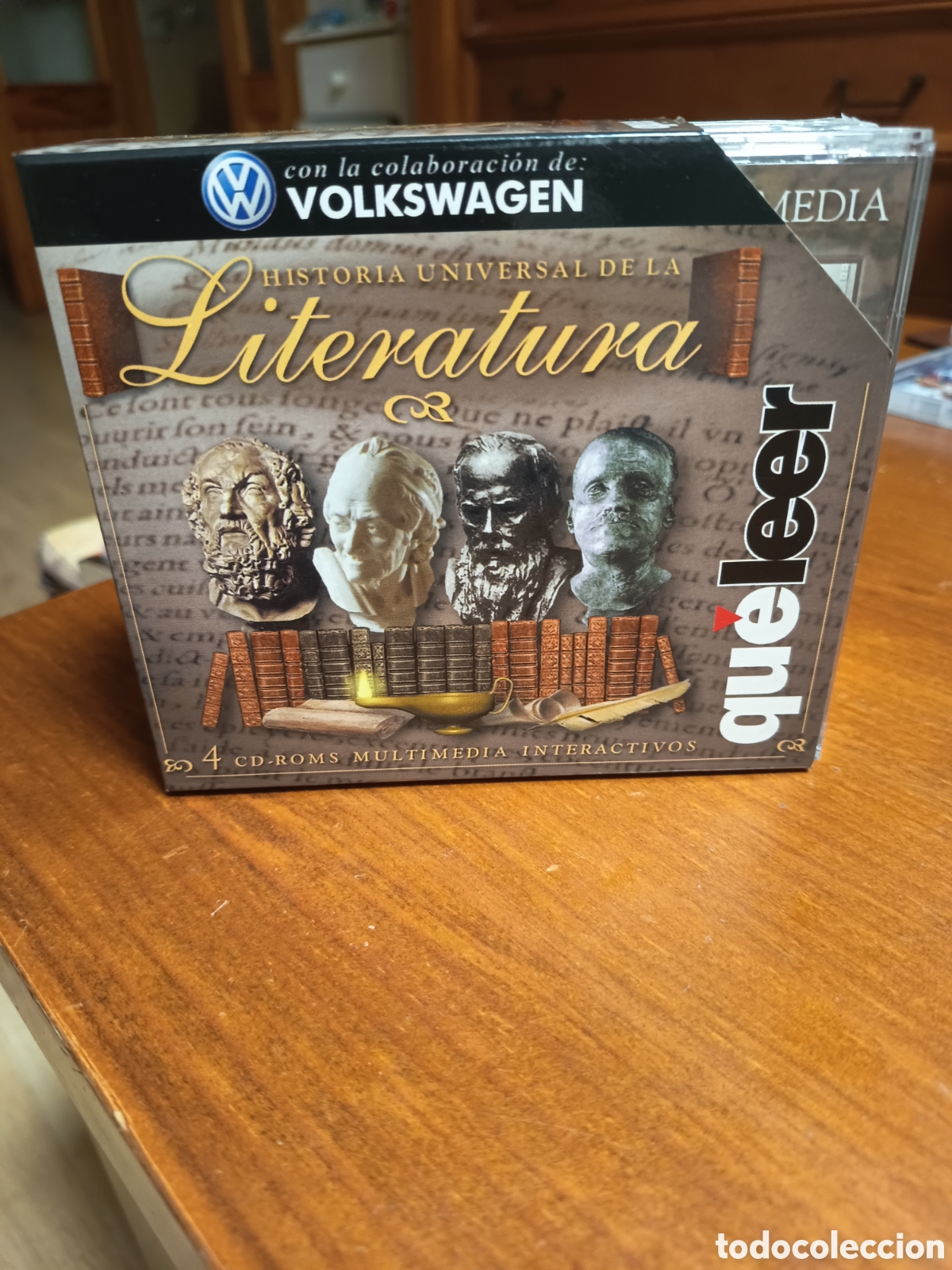 Coleccionismo: 4 CD, Historia universal de la literatura. Interactivos