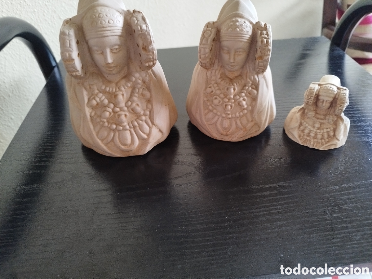 Coleccionismo: 3 figuras de La Dama de Elche - Foto 5