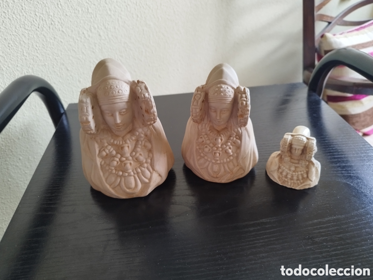 Coleccionismo: 3 figuras de La Dama de Elche - Foto 1