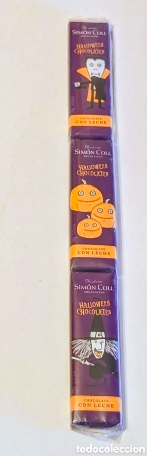 Coleccionismo: Sin abrir Chocolate Sim&oacute;n Coll. Halloween. Terror. Chocolatinas. Dr&aacute;cula, Brujas, &ntilde;..