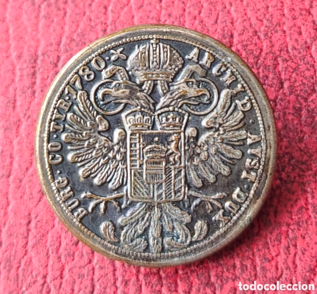 Coleccionismo: Bot&oacute;n militar. Austria. Mar&iacute;a Theresa