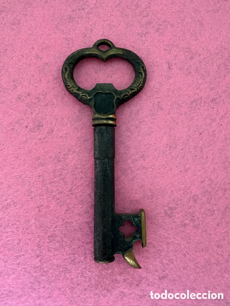 Coleccionismo: Antigua llave de metal (A23)