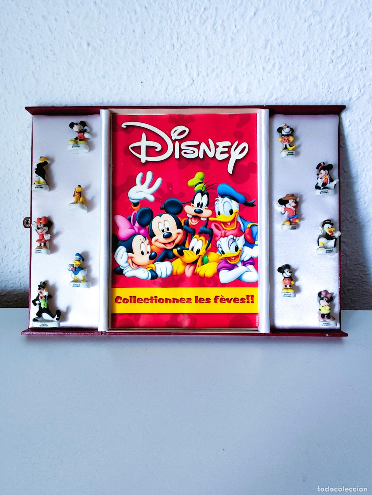 Coleccionismo: Colecci&oacute;n FAVES / HABAS DISNEY - Cofre + 12 Habas de Disney (Mickey, Minnie, Pluto, Goofy, Donald)