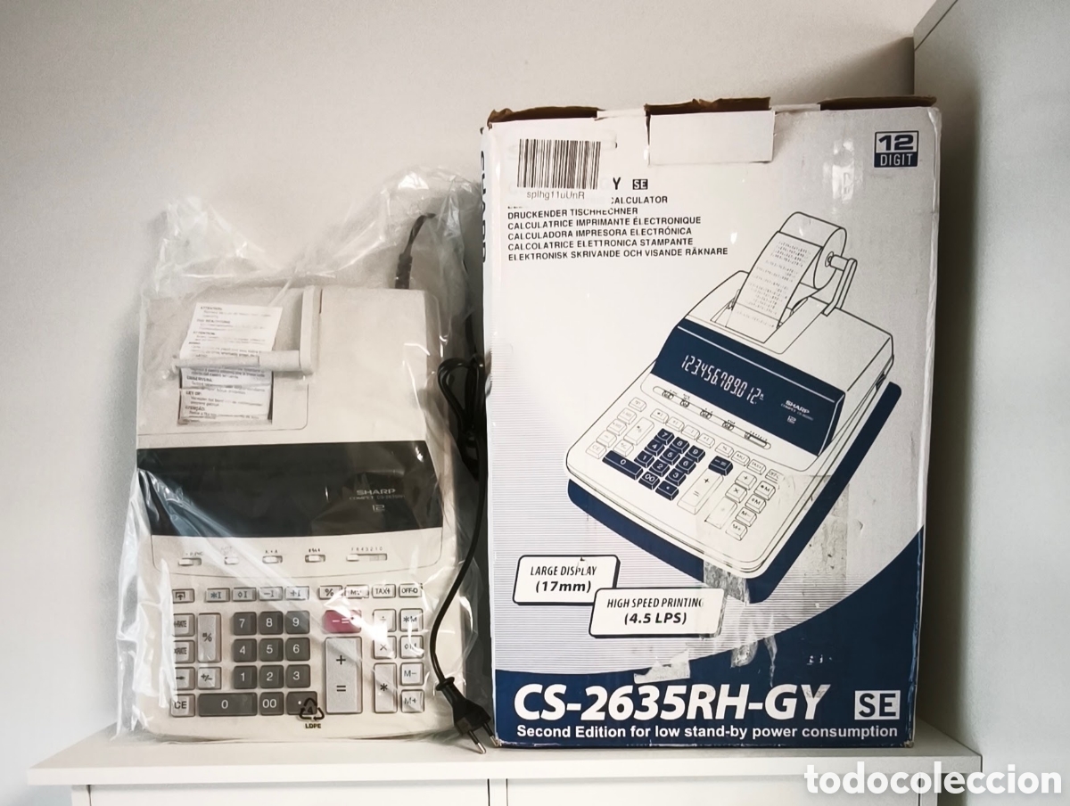 Coleccionismo: Calculadora Sharp CS-2635RH-GY