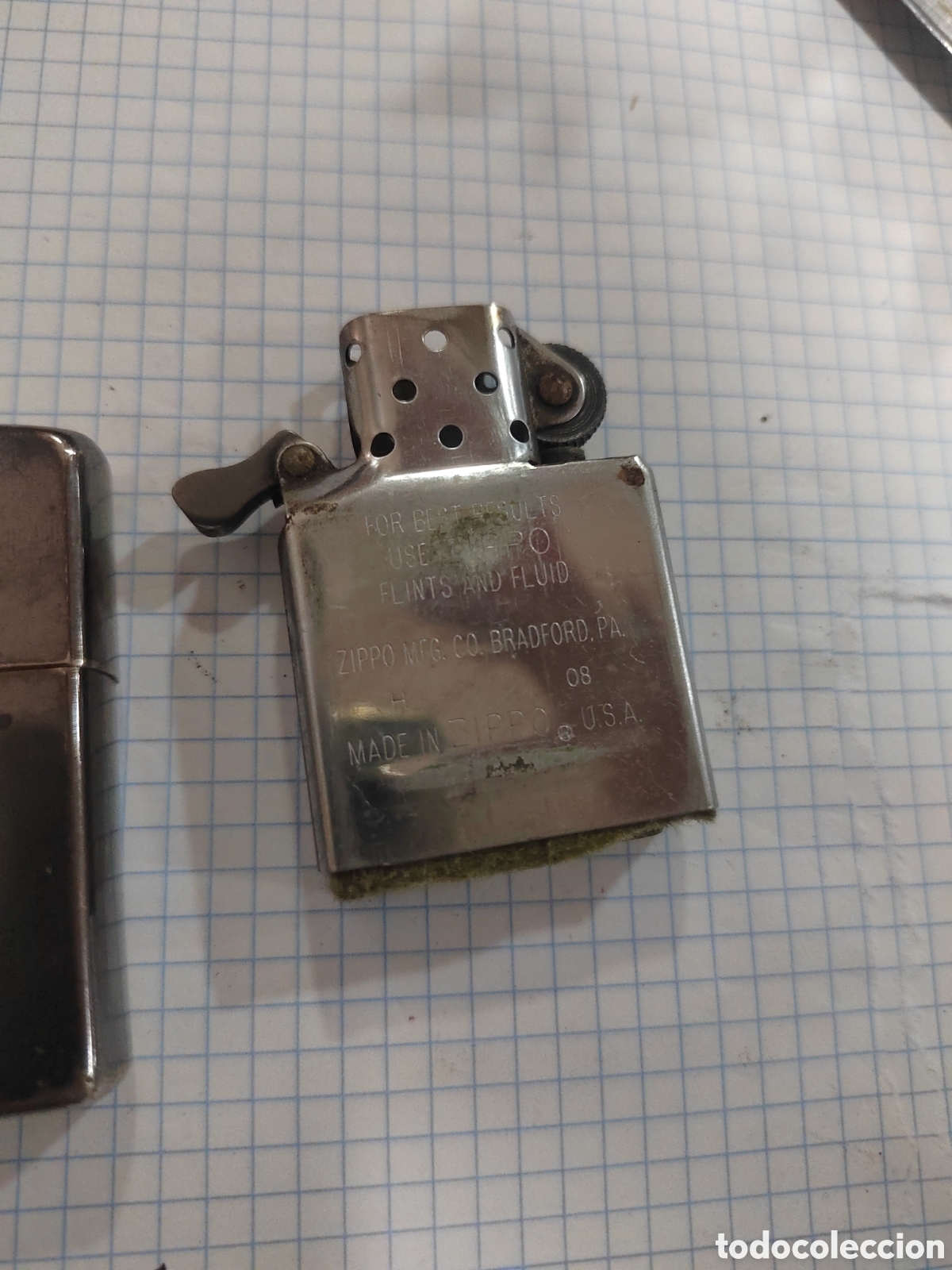 Coleccionismo: Mechero de gasolina zippo - Foto 6