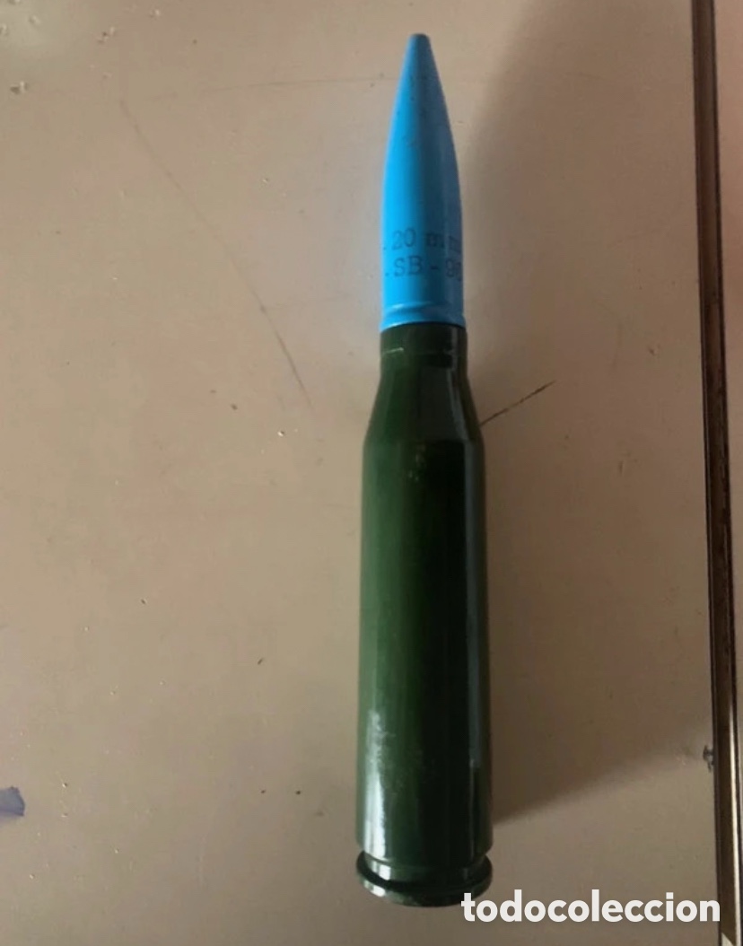 Coleccionismo: Bala de 20MM INUTILIZADA - Foto 3