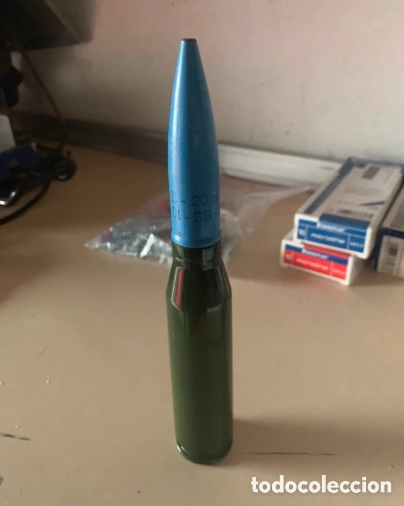 Coleccionismo: Bala de 20MM INUTILIZADA